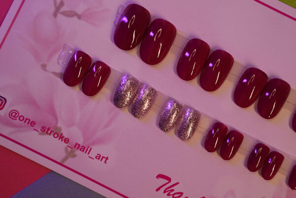 Marron Shiny with Glitter - Image 7