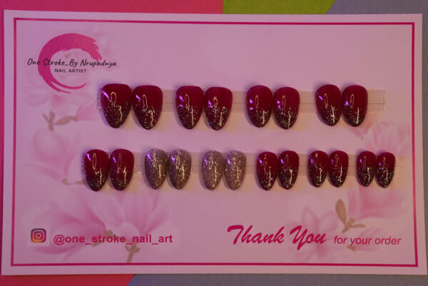 Maroor Shade with Falling glitter - Image 4