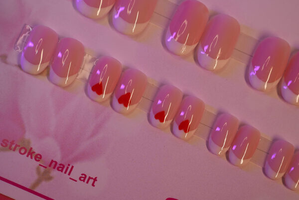 French Nude Pink- Medium Round Shape - Image 2