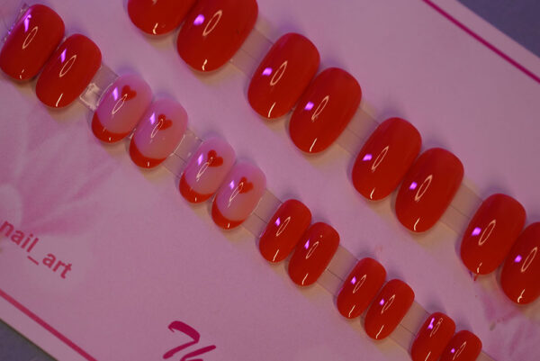 Shiny orange-Medium Round Shape